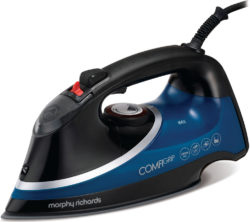 MORPHY RICHARDS  Comfigrip 303107 Steam Iron - Black & Blue